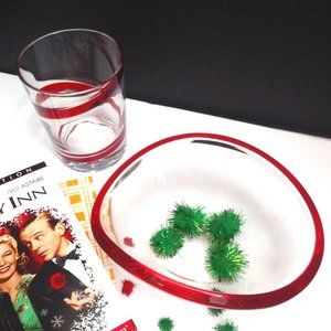 Stunning Walther Glas Bowl and Swirl Art Glass Tumbler